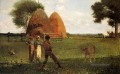 Weaning das Kalb Realismus Maler Winslow Homer